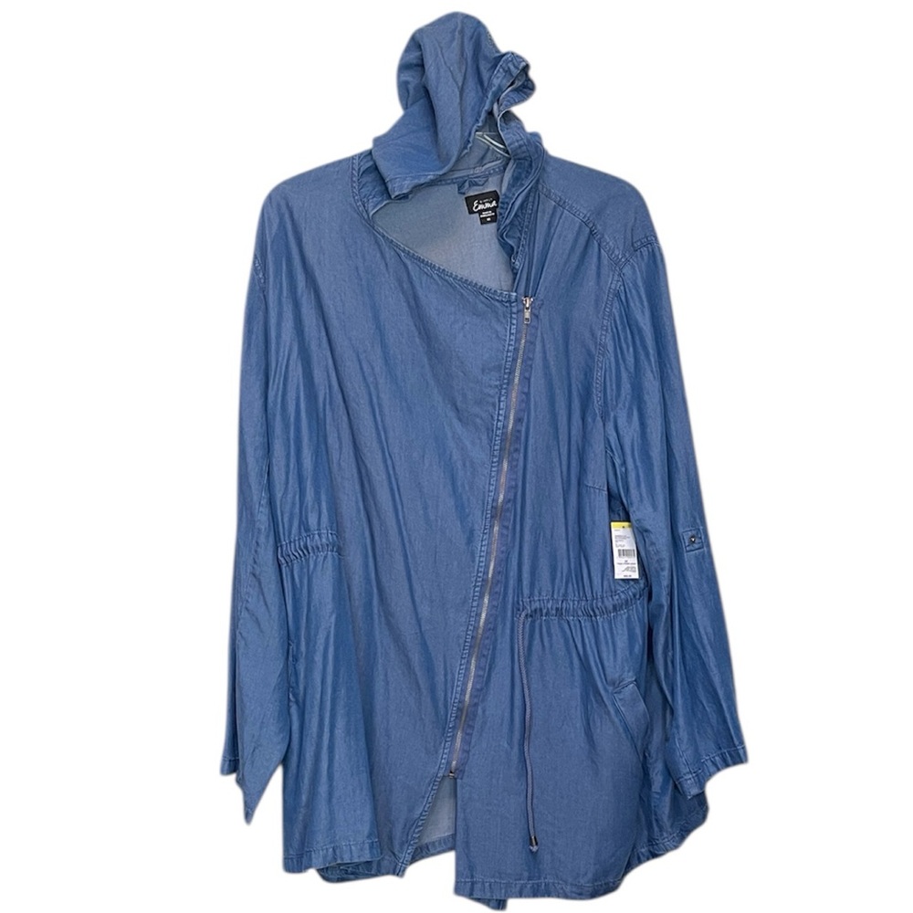 Simply Emma Women's Utility Jacket in Blue